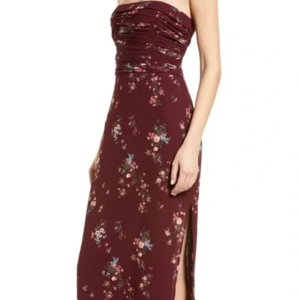 Reformation Lore Strapless Dress